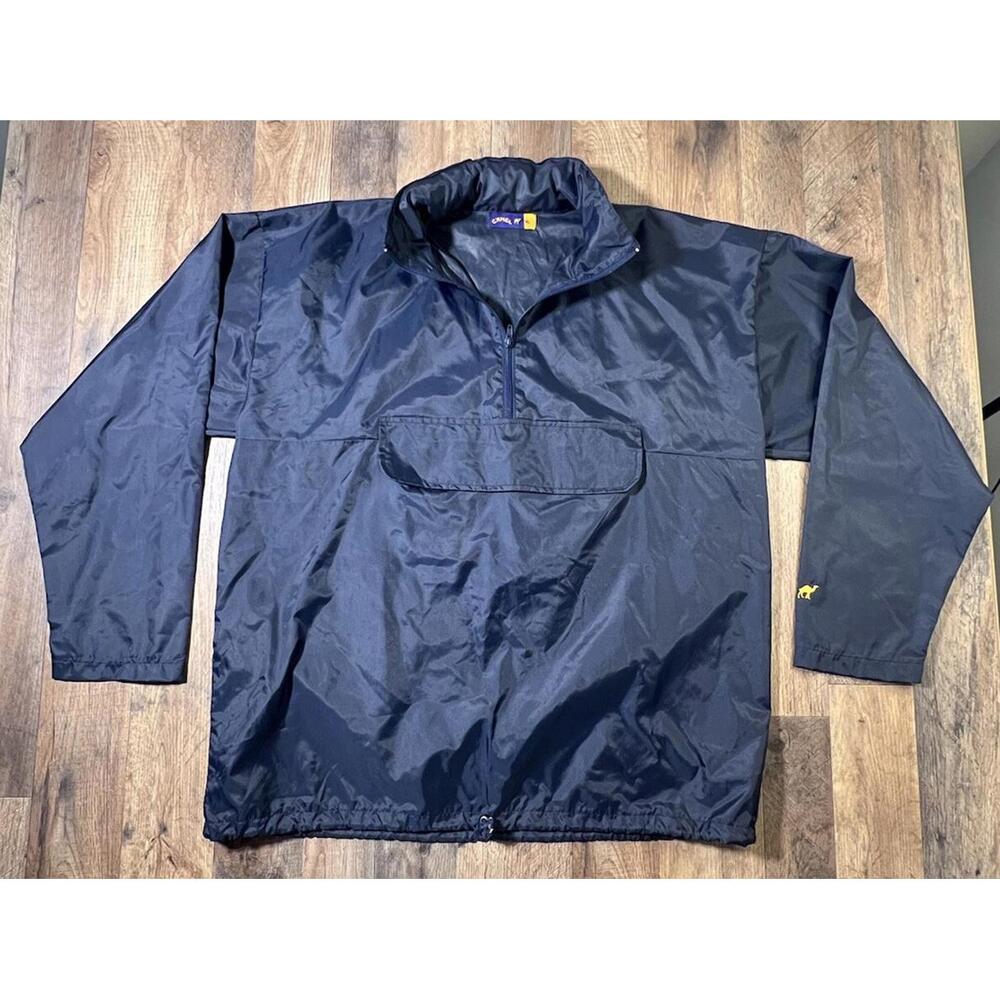 Vintage 90s Camel Cigarettes Promo Windbreaker Jacket USA Pullover Anorak XL .